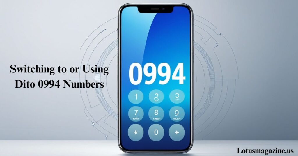 Switching to or Using Dito 0994 Numbers