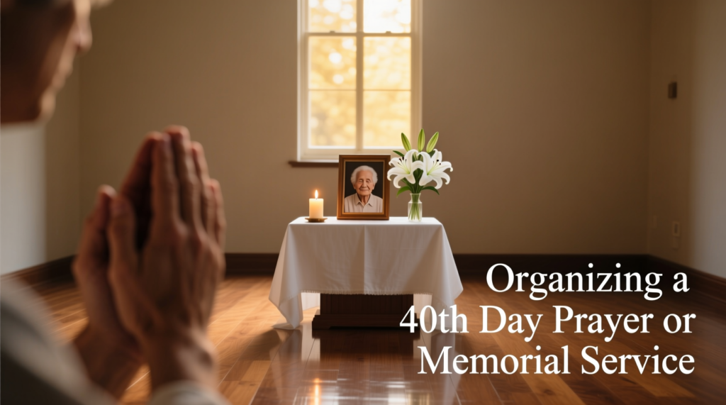 Organizing a 40th Day Prayer or Memorial Service