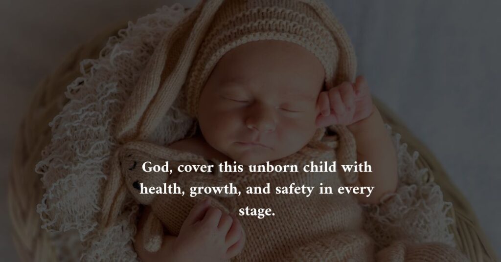 Prayers for the Health of the Baby
