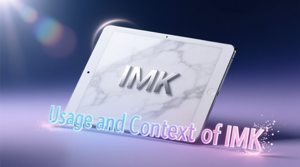 Usage and Context of IMK